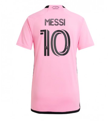 Inter Miami Lionel Messi #10 Primera Equipación Mujer 2024-25 Manga Corta